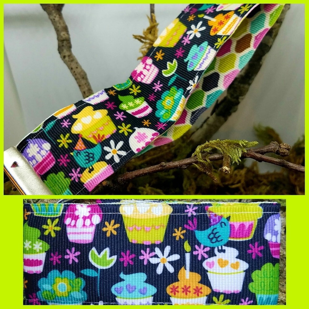 BUNDLE TO SAVE! Birdie Cupcakes Ribbon Keychain